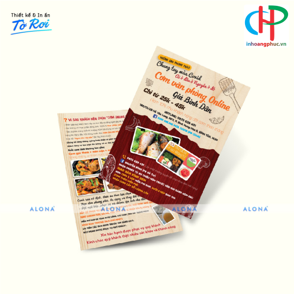 In tờ rơi thiết kế file theo yêu cầu lấy liền trong ngày