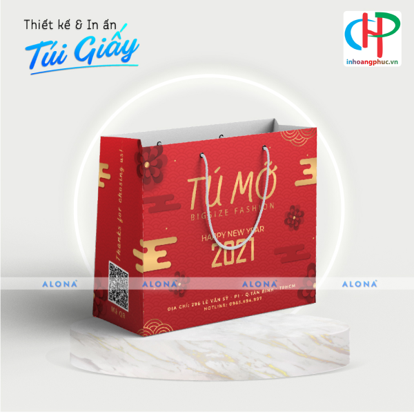 Xưởng in t&uacute;i giấy cao cấp gi&aacute; rẻ  m&agrave;u đẹp tại TP.HCM?