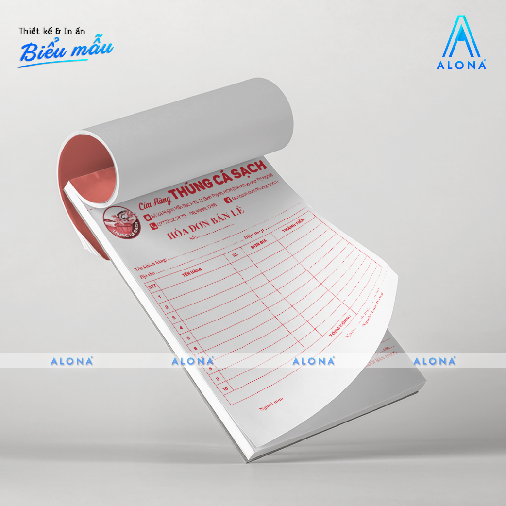 Biểu mẫu Carbonless 2 li&ecirc;n
