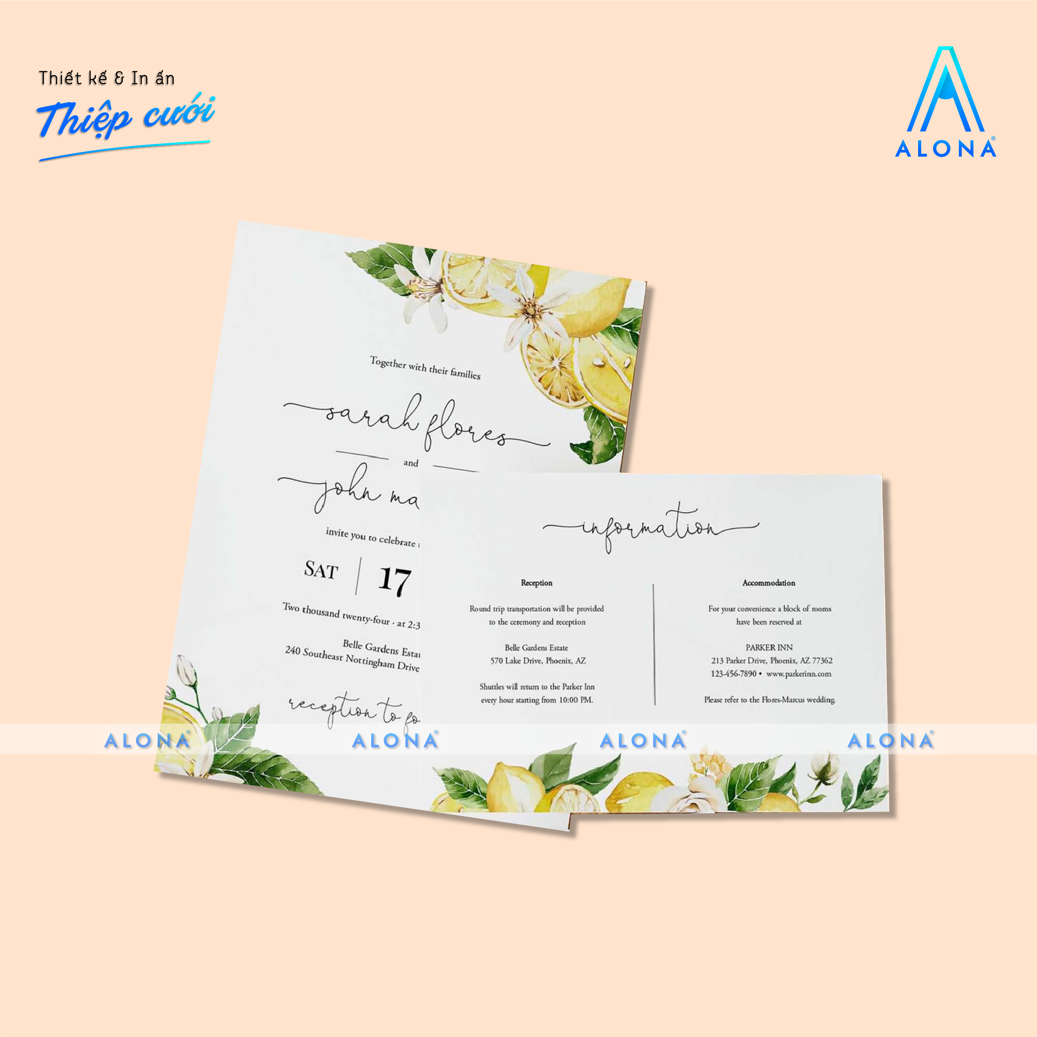 Thiệp mời th&ocirc;ng dụng